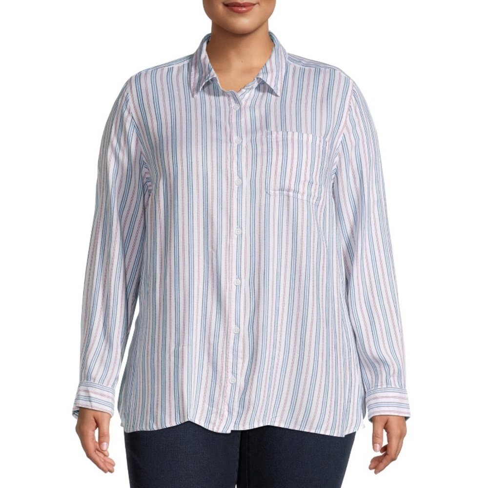 Terra & Sky Women’s Button Down Shirt
